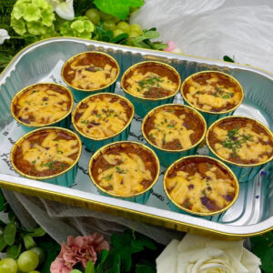 芝士和牛肉醬薯蓉杯