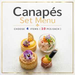 Canapés Set Menu Select Four Each 10pcs