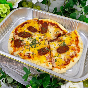 Triple Cheese Salamino Cacciatore Pizza 9 inch