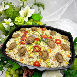 Abalone and Chicken Fried Rice