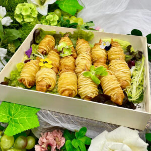 Canapes_炸薯仔絲蝦_Crisp Potato Prawn