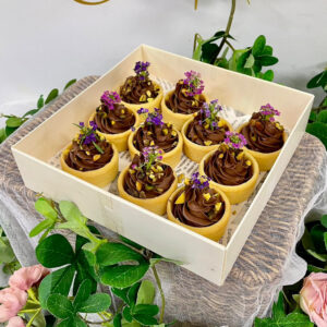 Canapes_芝士法國朱古力撻_70_ French Chocolate & Cheese Tart