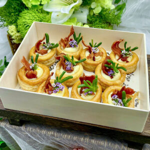 Canapes_芝士脆煙肉薯蓉酥皮盒_Cheese and Crispy Bacon Mashed Potato Puff
