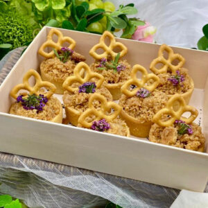 Canapes_蘋果金寶撻_Apple Crumble Tart
